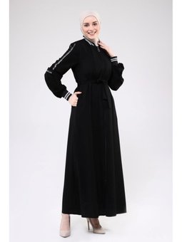 Yazlık Ribanalı Spor Siyah Ferace