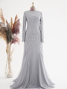 Ahu Balık Abiye Elbise