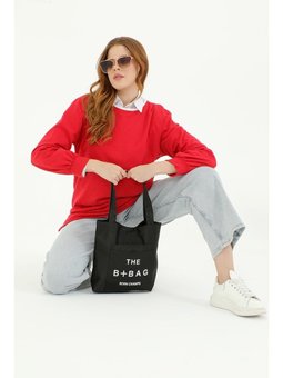 Milan Balon Kol Kırmızı Tunik