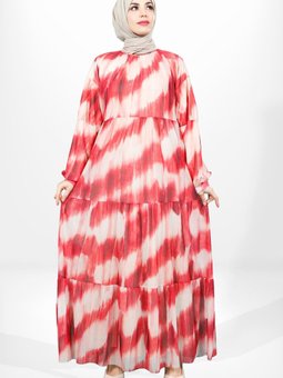 Kırmızı Tül Elbise