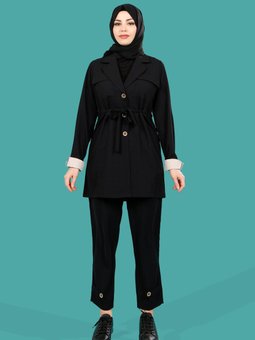 Siyah Safari Pantolon