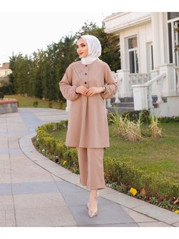 Taş Detay İkili Takım Brc8071 Latte