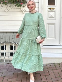 Sebla Mint Yeşili Elbise