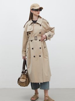 Kopenhag Oversıze Trençkot Camel