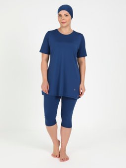 Açık Lacivert Havuz Mayosu