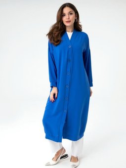 24y5066 Saks Düğmeli Basic Ceket