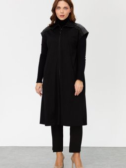 Büyük Beden Yelek Siyah