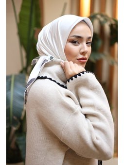 Düz Micro Saten Eşarp