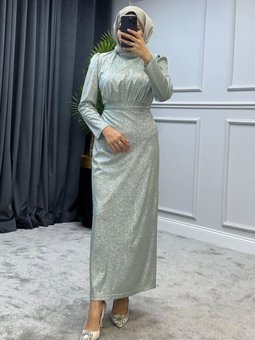 Açelya Abiye Elbise Mint