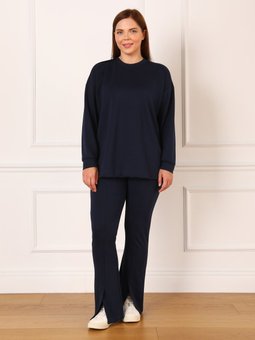 Büyük Beden Lacivert Pantolon