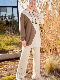 Kapüşonlu Pantolonlu Eşofman Takım 44623