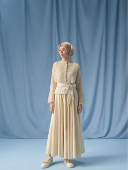 Lastikli Godeli Etek 24y1632 Aytaşı