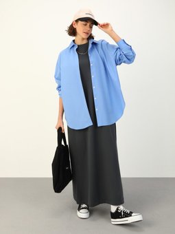 Pamuklu Kısa Kollu Basic Elbise Granit