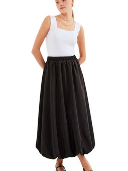 Siyah Balon Uzun Etek