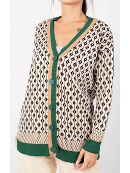 Baklava Desenli Hırka