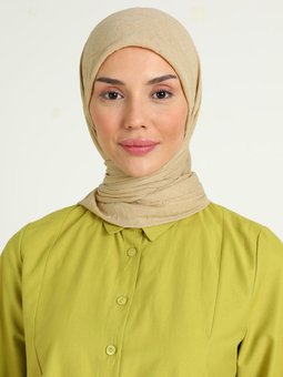 Bambu Kraş Camel Eşarp