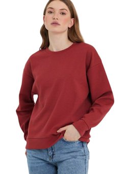 O Yaka Spor Geniş Kalip Sweat 75cm Üç Iplik Kalın