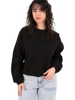 O Yaka Spor Geniş Kalip Sweat 75cm Üç Iplik Kalın