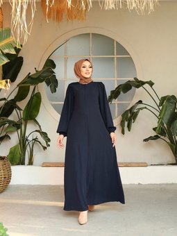 Medine İpeği Balon Kollu Mevlana Ferace