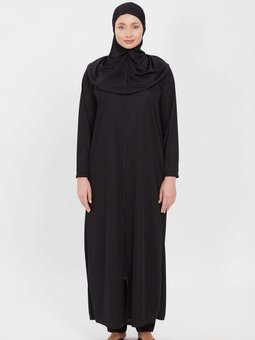 Tek Parça Fermuarlı Namaz Elbisesi