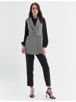 Yelek Optik Beyaz Siyah Ka B23 20002 12 02