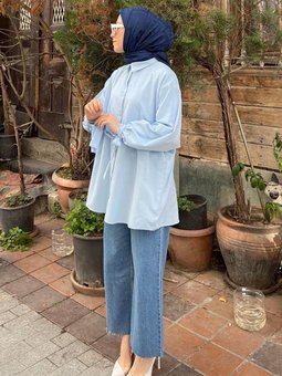 Kol Detaylı Gömlek