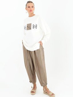 Haki Jakar Pantolonlu Sweat Takım