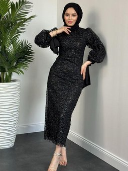 Didem Abiye Elbise Siyah