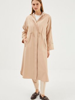 Kapüşonlu Trençkot