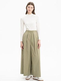 Beli Lastikli Paraşüt Kumaş Pantolon Etek