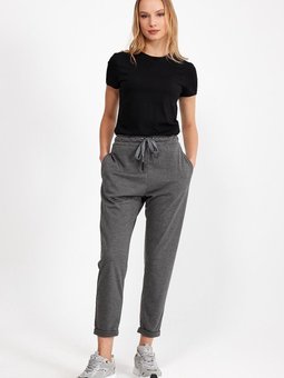 Antrasit Duble Paça Comfort Fit Pantolon