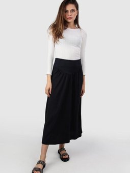 Koyu Lacivert Uzun Etek