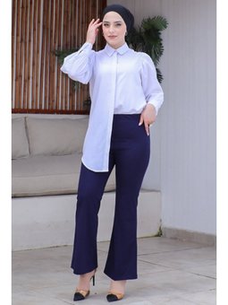 Piyale İspanyol Paça Lacivert Pantolon