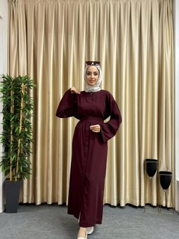 Bordo Yıldız Ferace