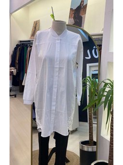 İnvee Gömlek Kupur Detayli Beyaz 6978