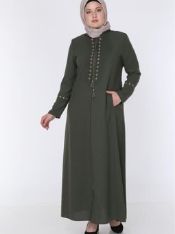 Nakışlı Elit Keten Yazlık Ferace