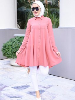 Önden Düğmeli Tunik