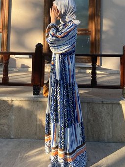 Oversize Yazlık Viskon Elbise