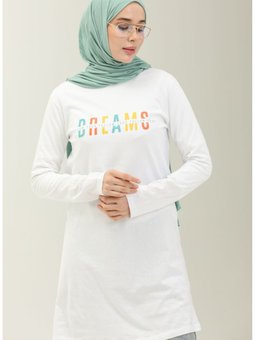 Baskılı Tunik 6013 03 Beyaz