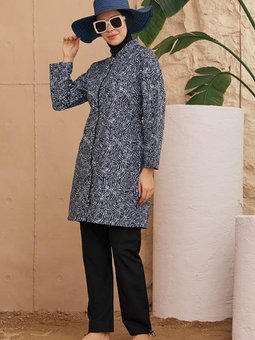 Siyah Altı Dokuma Kumaş Paraşüt Tek Alt Tam Kapalı Mayo