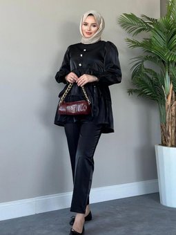 Aysima Pantolon Takım Siyah