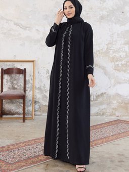 Lara Büyük Beden Abiye Elbise Siyah