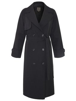 Rüzgarlık Detaylı Kruvaze Trençkot