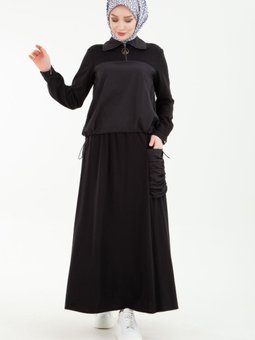 Trend Alt Üst Takım Paraşüt Kumaş Garnili 2024 Yeni Yaz Sezonu Modaayka