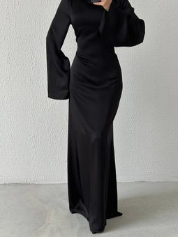 Arkadan İpli Abiye Elbise