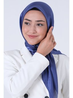 Gökmavi Janjan Eşarp