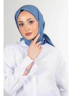 İndigo Twill Eşarp