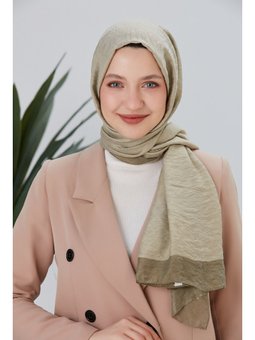 Yağlı Bej Marta Şal
