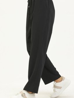 Koyu Lacivert Cepli Bol Paça Pantolon