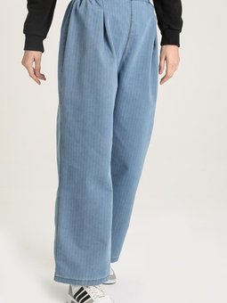 Mavi Bol Paça Kot Pantolon